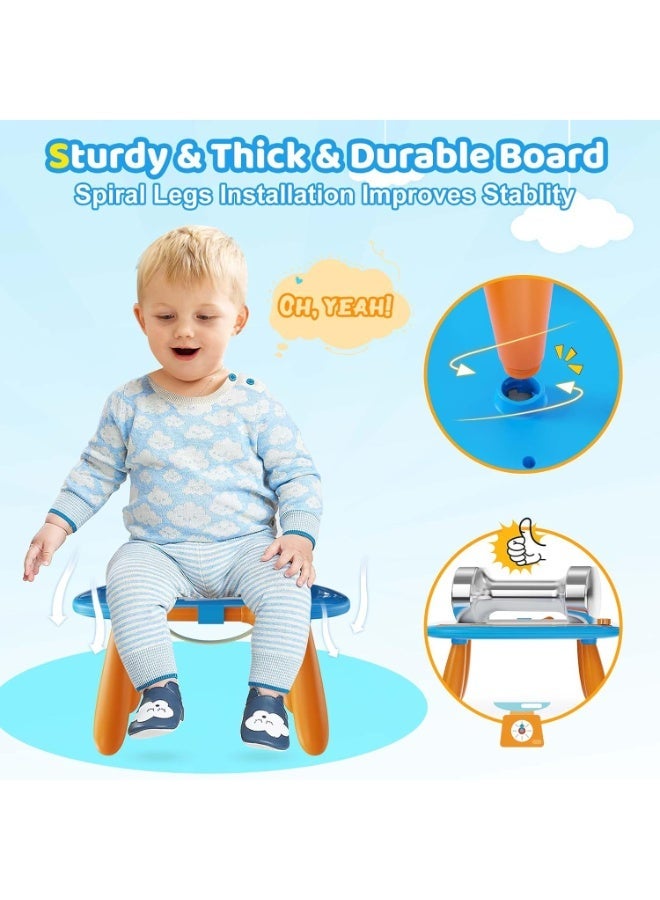 Mumfactory Toddler Toys Magnetic Drawing Board Tablet for kids Age 1 2 3 Years Old-Blue - Image 5